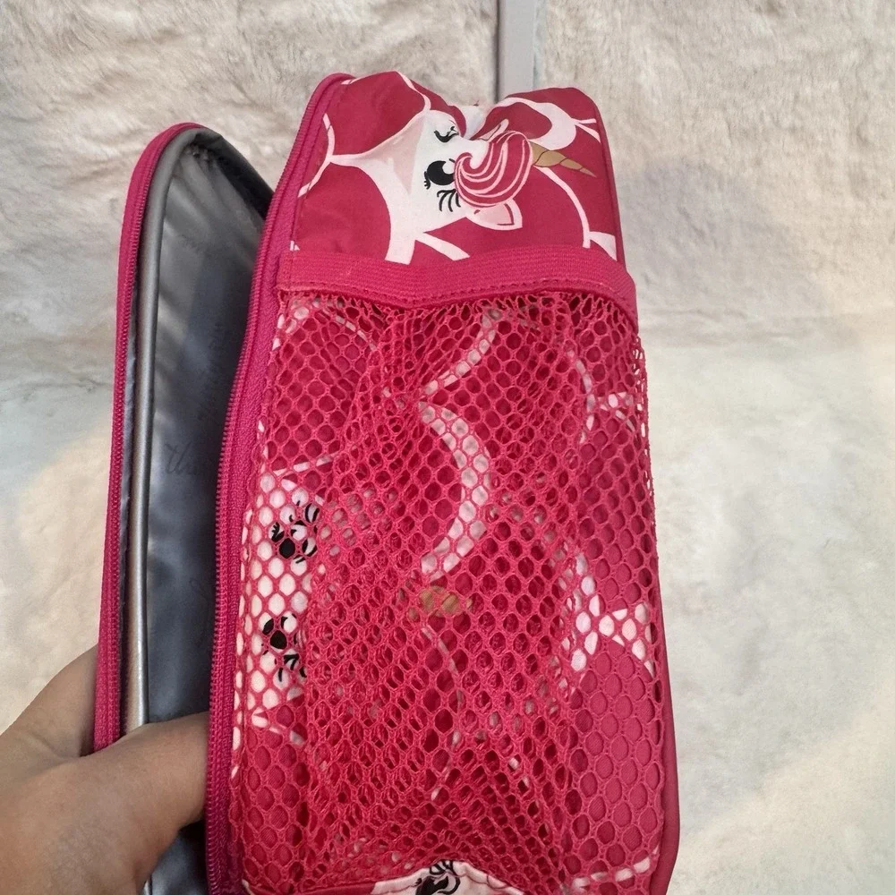 Thirty One Girls Unicorn Bundle ~ Thermal Lunch Box With Matching Cinch Sac Pink